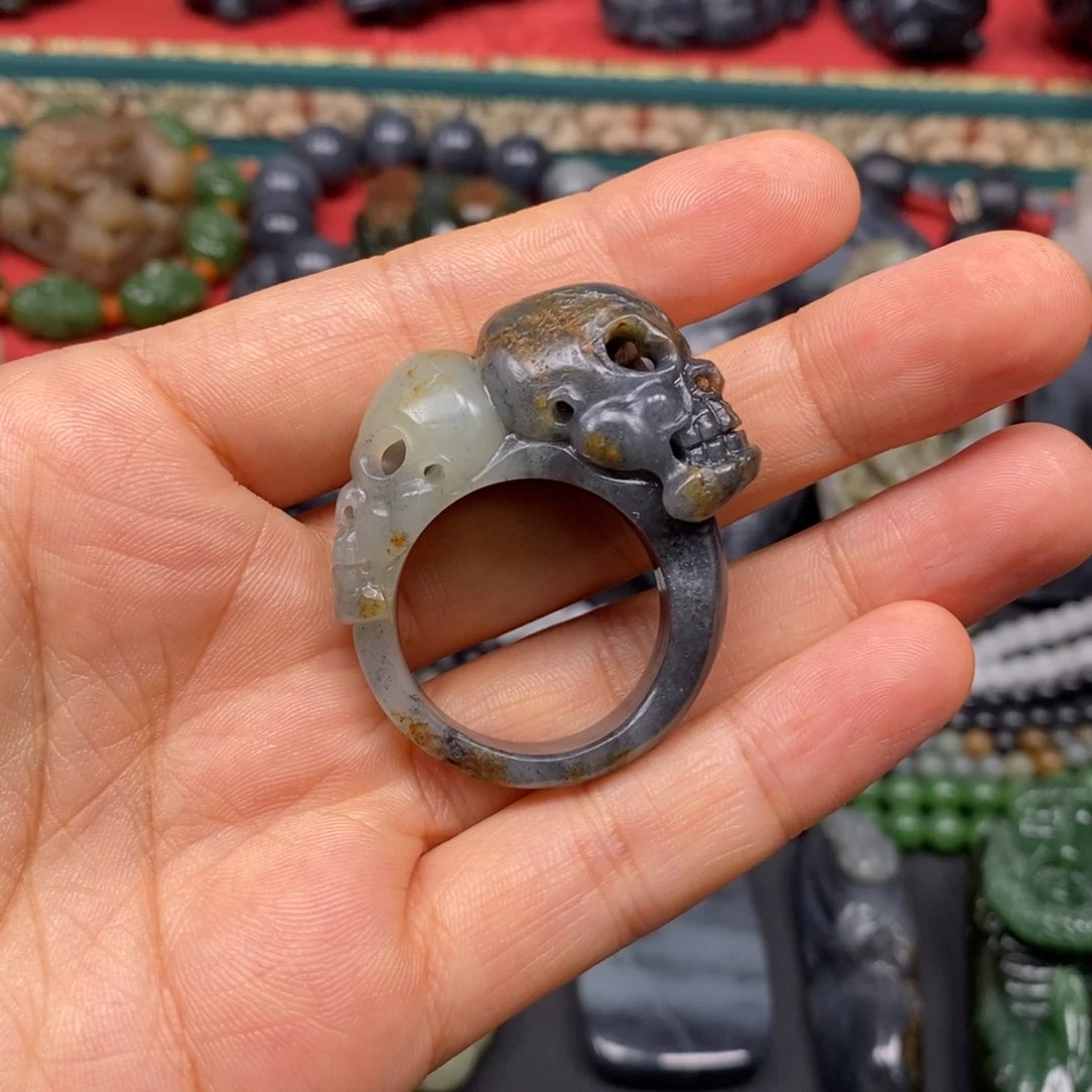 和田玉挂件未镶嵌阿*