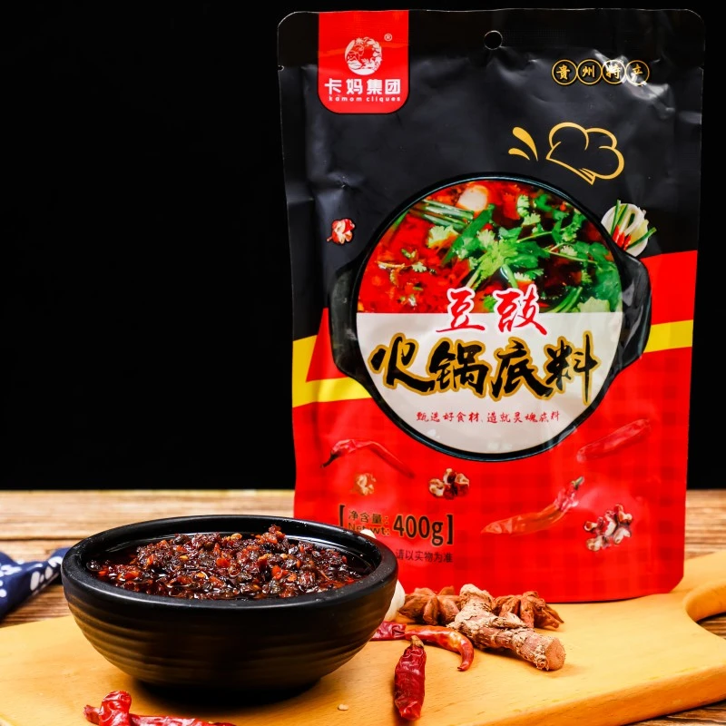 毕节卡妈贵州特色豆豉下饭菜风味火锅底料调味料400g*1包
