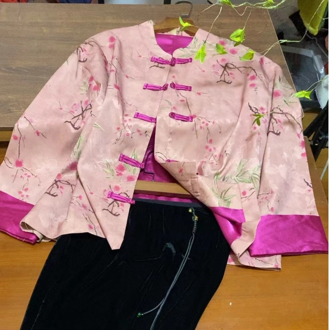 【新中式·秋不冷】特价复古古风秋款女士宽松中国风外套 显白女上衣