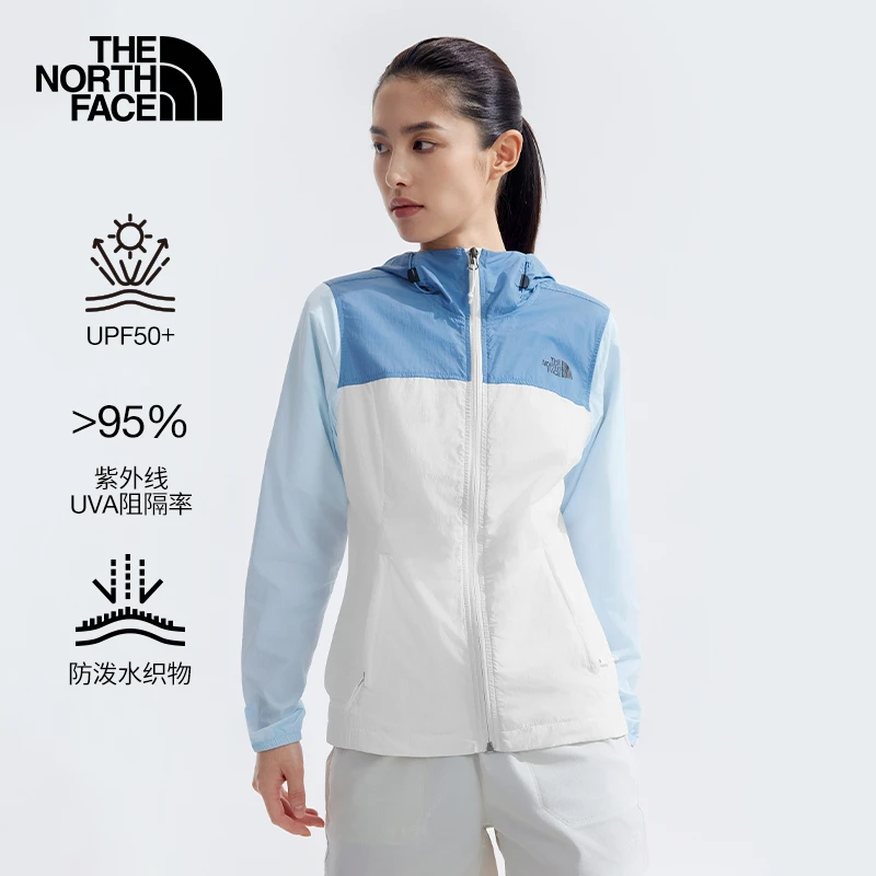 北面【经典款】防风夹克女防泼水UPF防晒衣户外TheNorthFace|8BAA