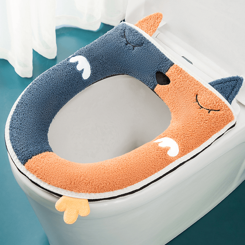马桶坐垫家用马桶垫坐便器圈垫拉链款四季通用防水坐便套垫圈夏季