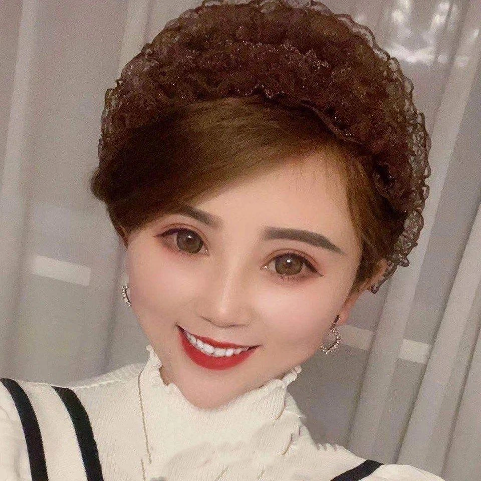 帽子女夏季纱头巾弹力蕾丝遮白发帽头饰假发盖头女回族层帽包头帽