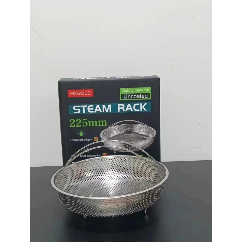 高端大号分体式不锈钢滤篮蒸架