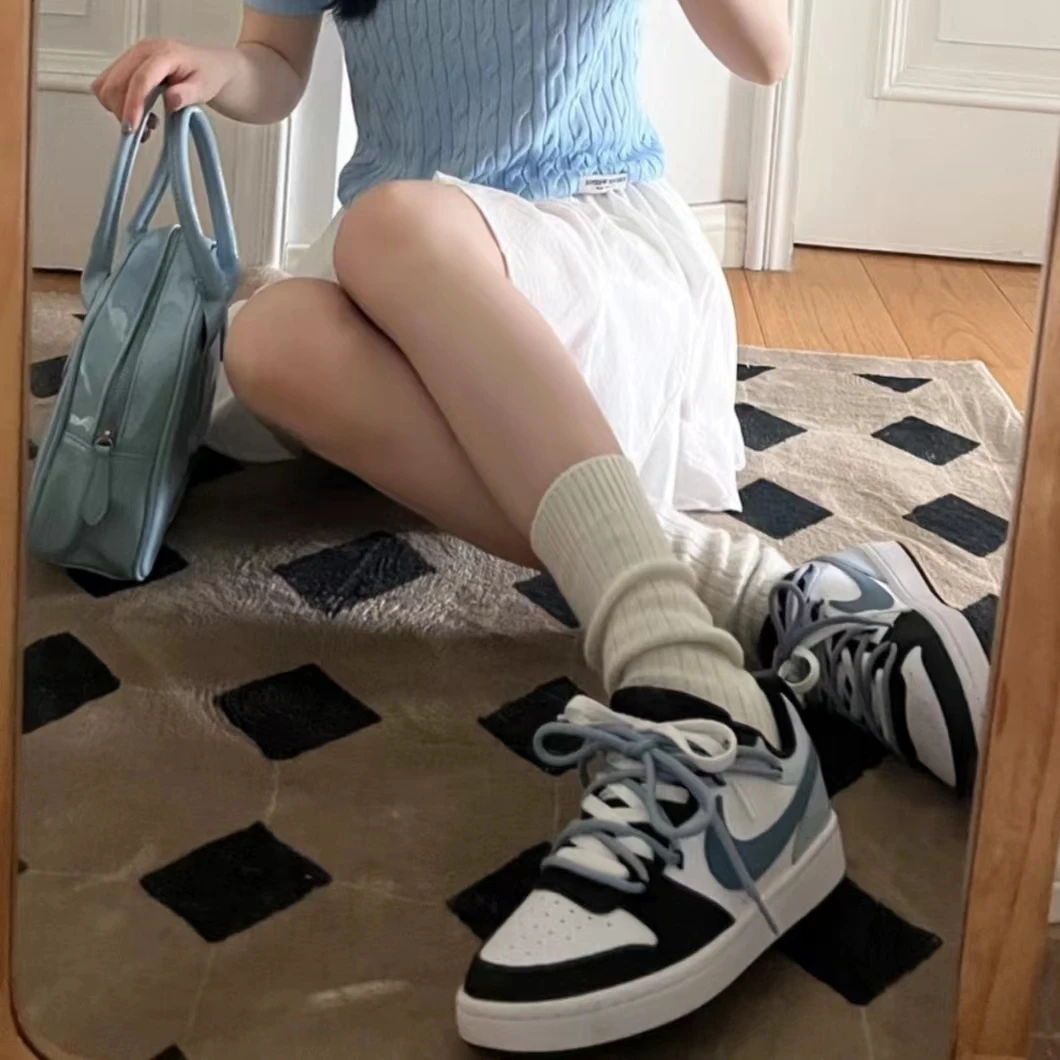 NIKE/耐克CourtBoroughins潮鞋清新简约夏日少女风低帮莫奈花园风