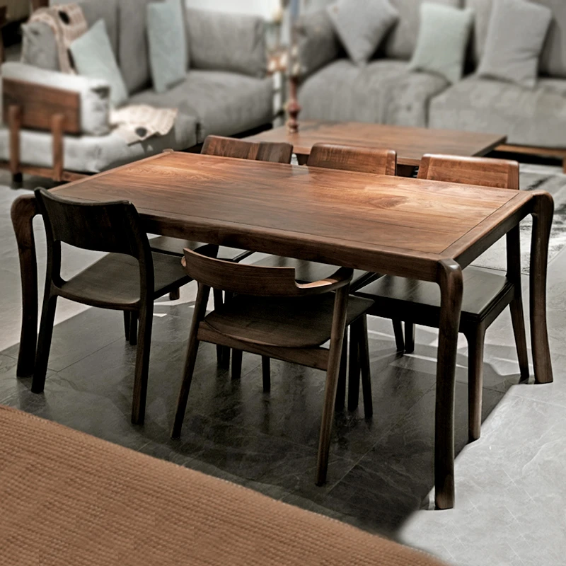 北美黑胡桃木餐桌