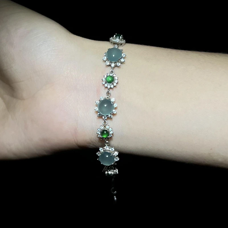 【淘翠人】天然A货翡翠手链