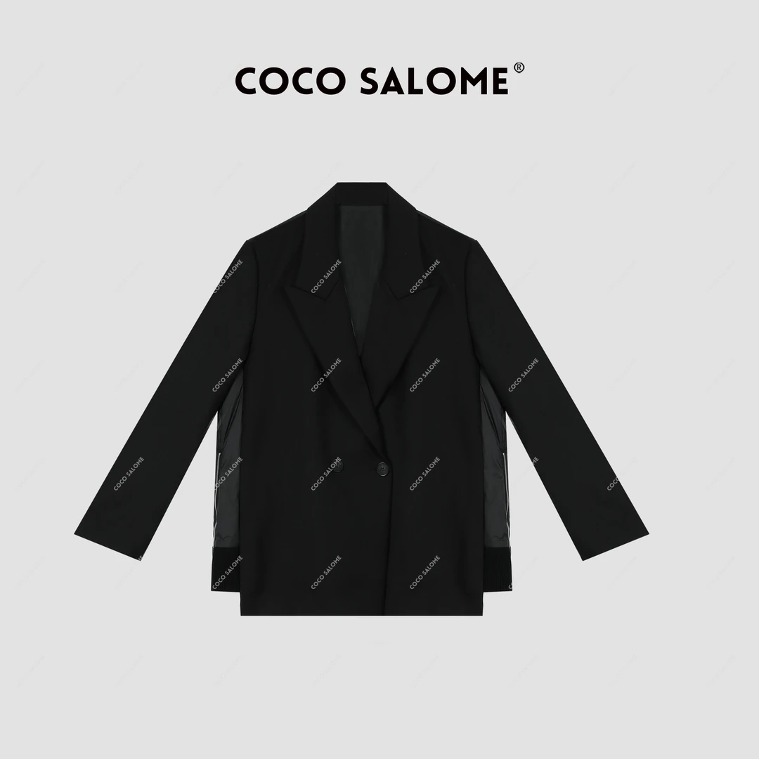 COCO SALOME①【总裁西服】冬季新款潮牌女装穿搭外套西装羽绒服Y010