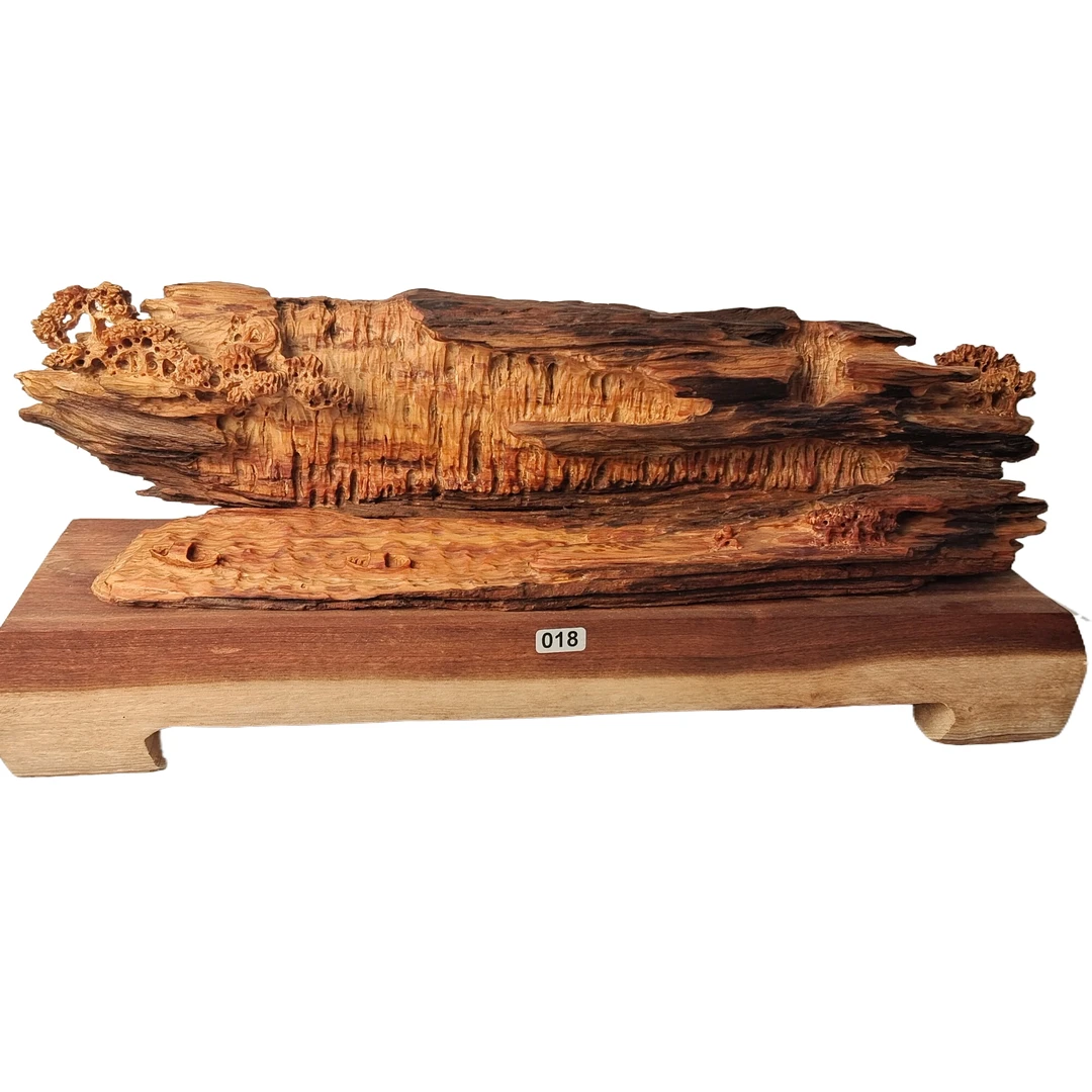 18琥珀木创意手工根雕黄河母亲家居办公礼品摆件精工制作美化生活