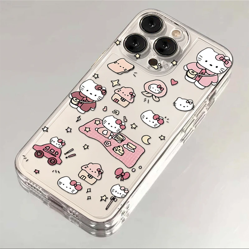 可爱凯蒂合集适用iphone15promax苹果14/13/12手机壳11/xr/7p卡通