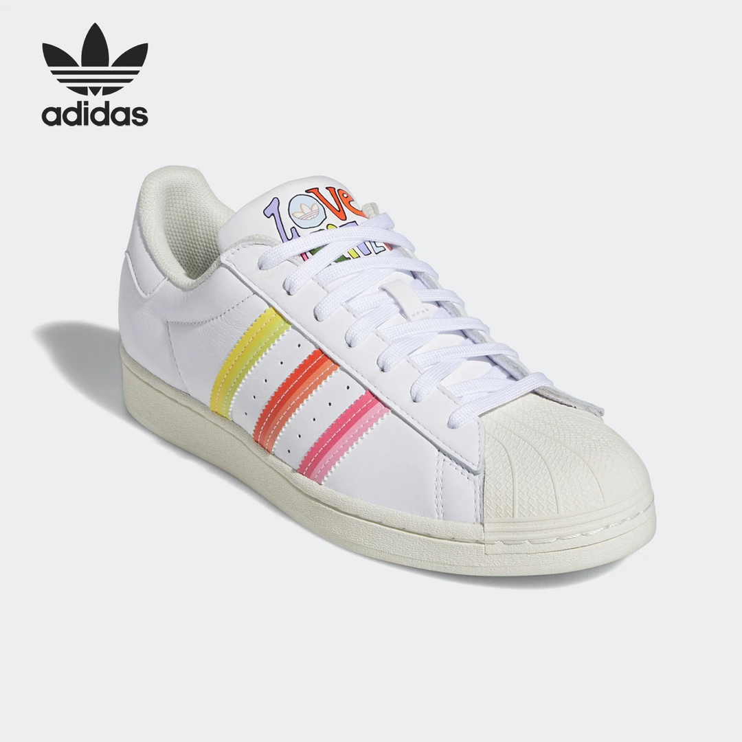 Adidas/阿迪达斯三叶草贝壳头男女经典运动休闲板鞋GW2415