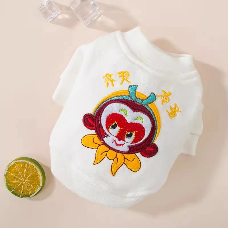 国潮小狗狗衣服秋冬季博美约克夏宠物小型犬秋冬天狗休闲卫衣3057