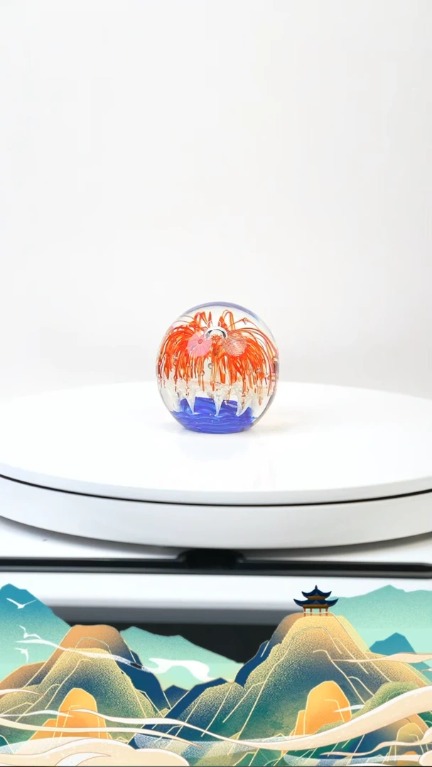 【闪购商品】琉璃手工艺品纯手工琉璃花球