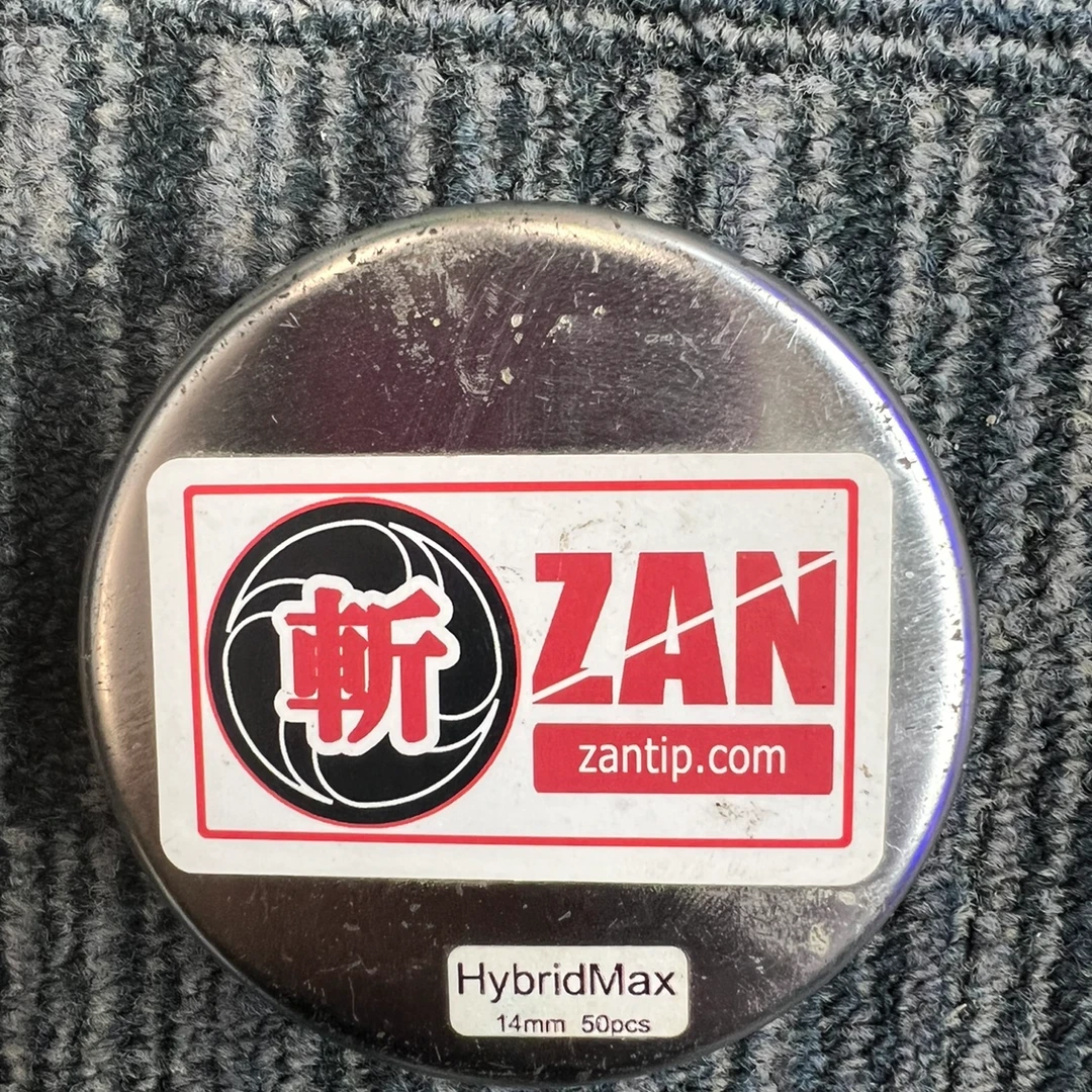 超级斩日本原装进口多层大头杆皮头九球杆枪头14mm中式黑八皮头