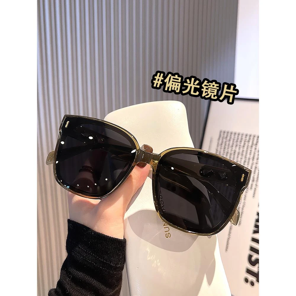 帕森精品牌夏季橄榄绿偏光太阳镜女防紫外线街拍遮阳防晒墨镜男20