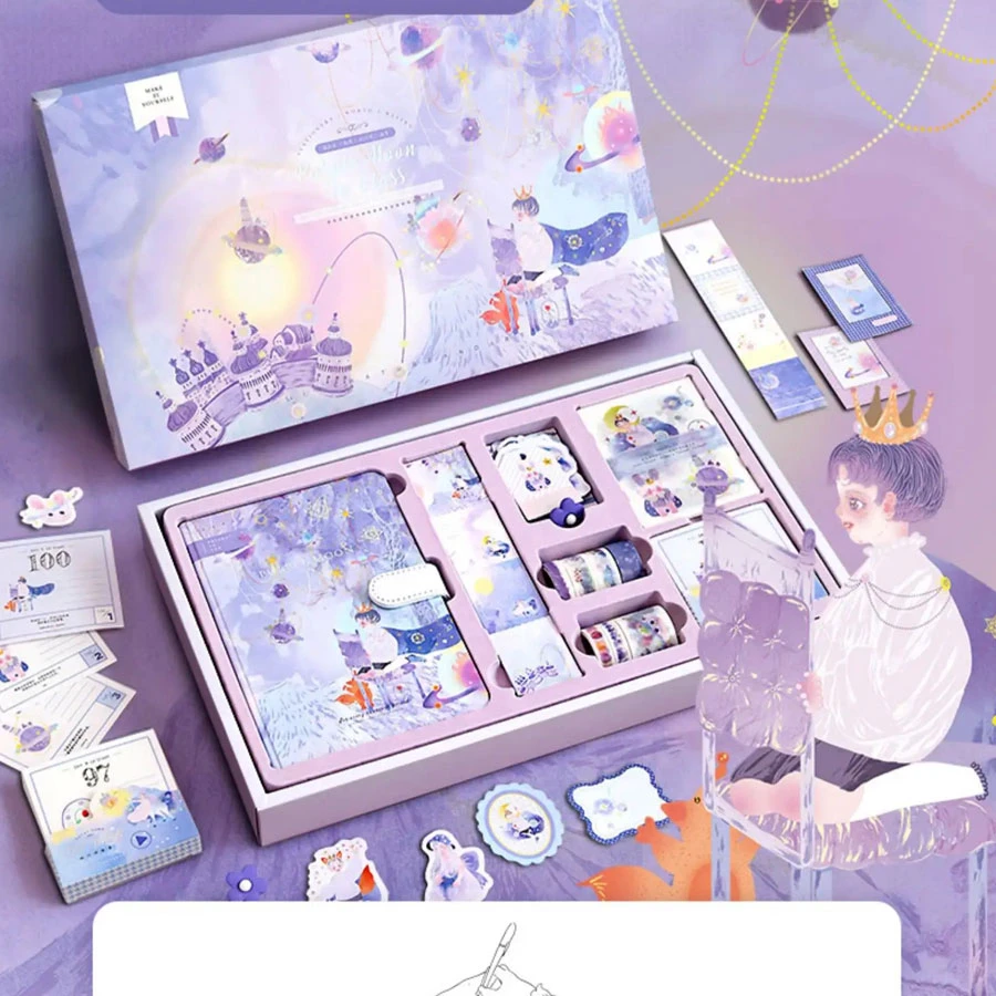 (7.7)1-10豪大大文具笔类【DS-航海时空舱8支4色