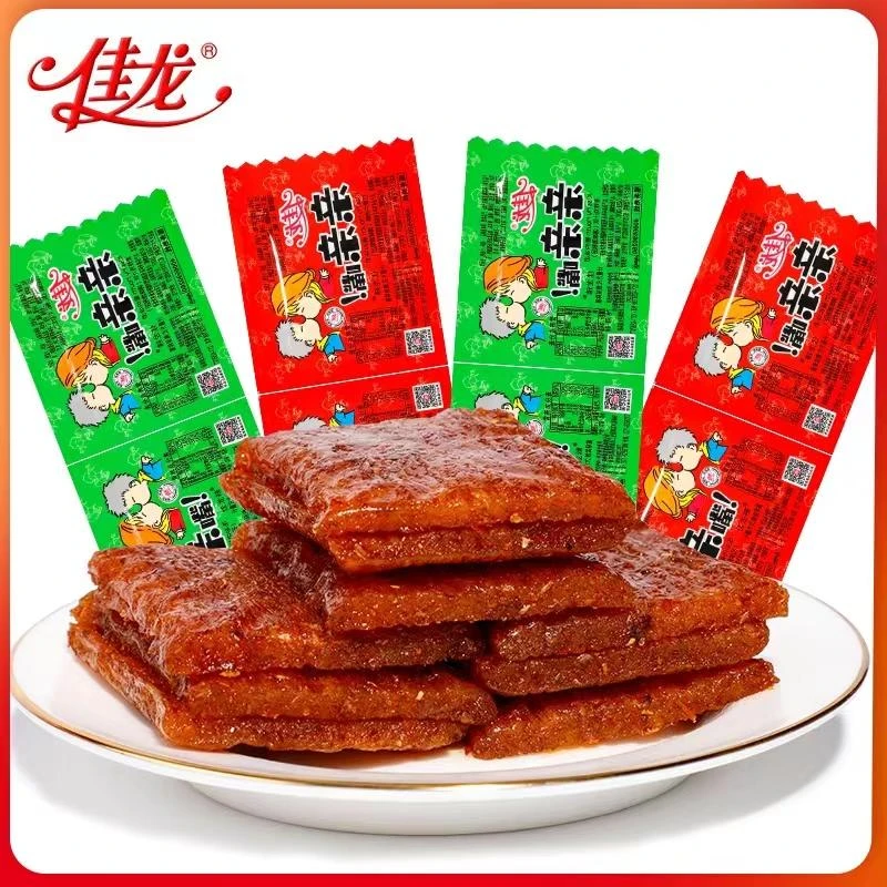 佳龙亲亲嘴烧辣条网红辣片儿时美味散装方便即食精选营养净含量