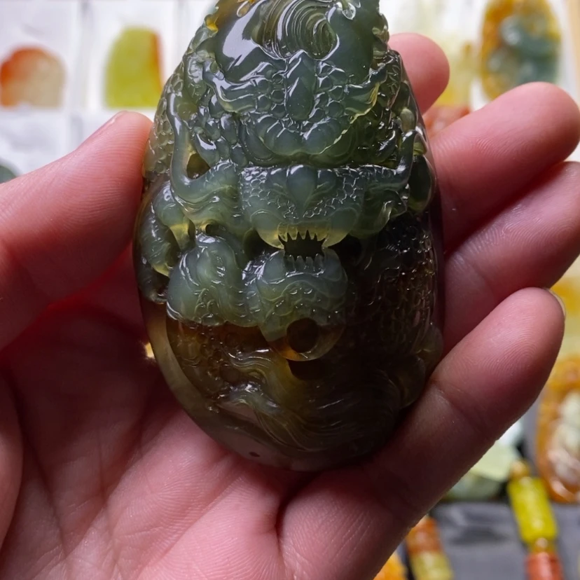 【闪购商品】蛇纹石玉颈饰合金淇*淇