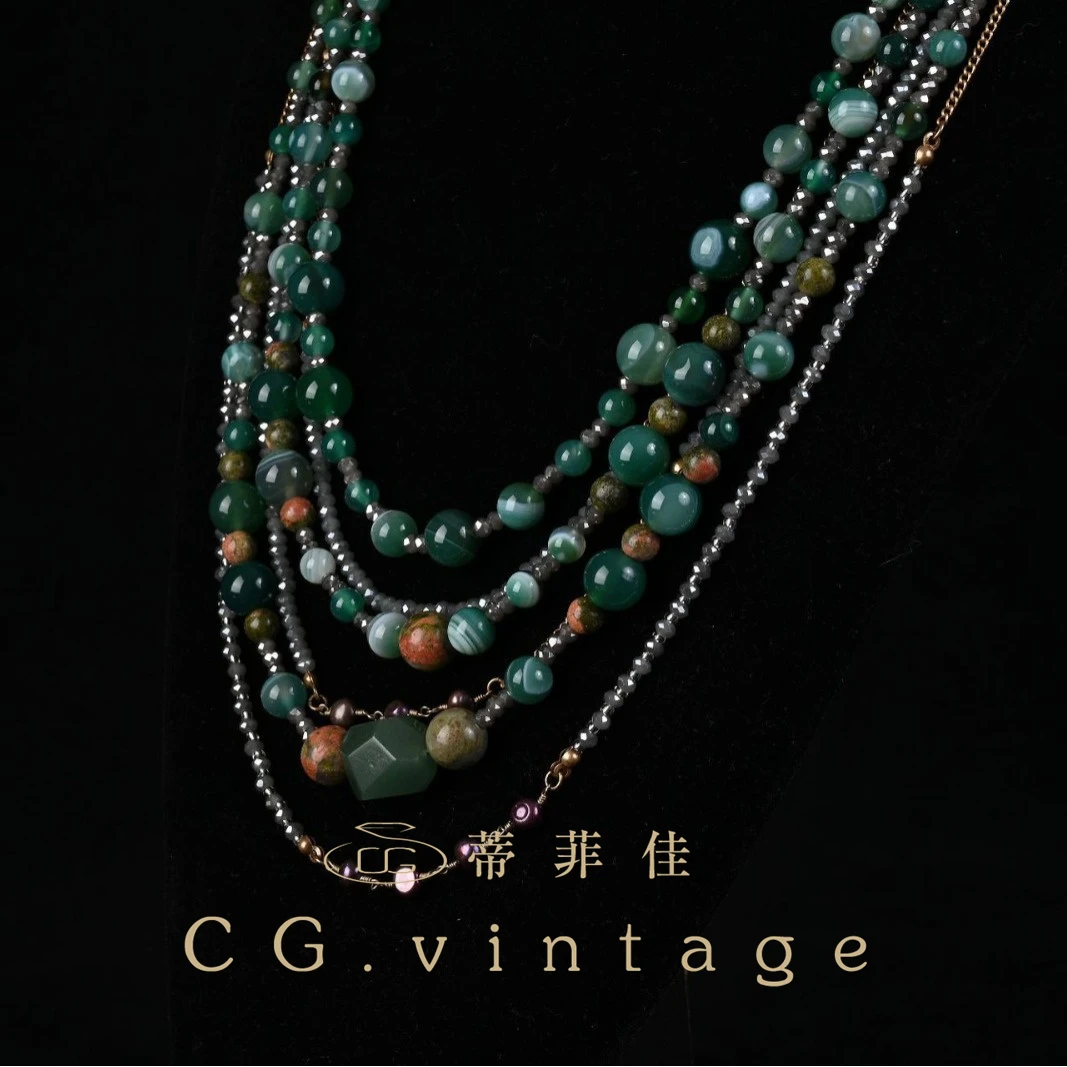 铜合金珐琅项链 【0216】CG.vintage