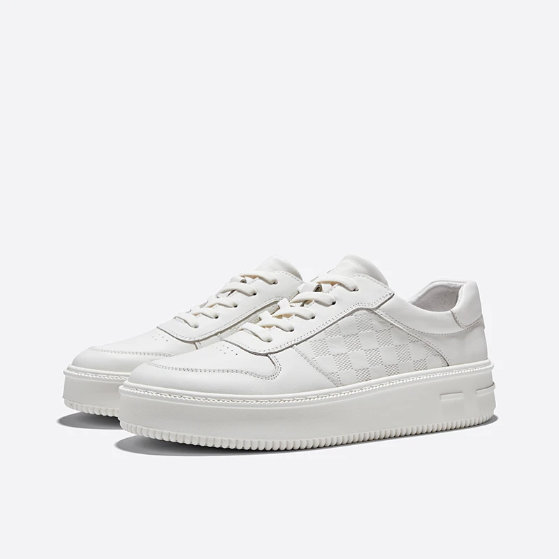 男士男鞋板鞋百搭休闲鞋时尚商务休闲鞋白色板鞋春秋933XB3424