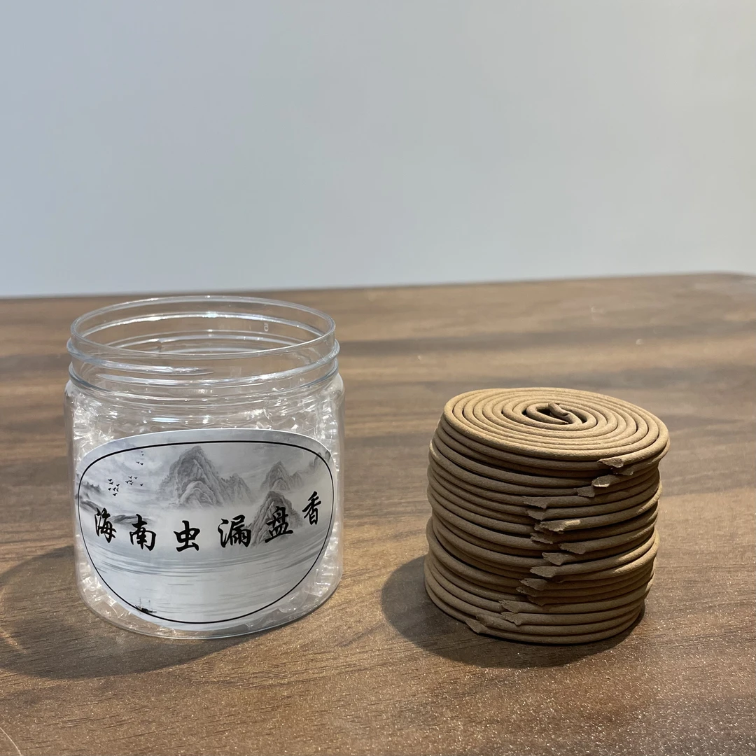 海南虫漏沉香盘香50片可燃4小时每片