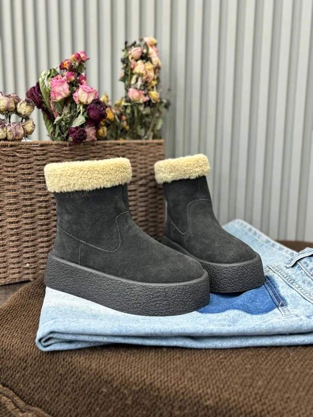小雨家【韩版】厚底百搭大棉冬季保暖雪地靴