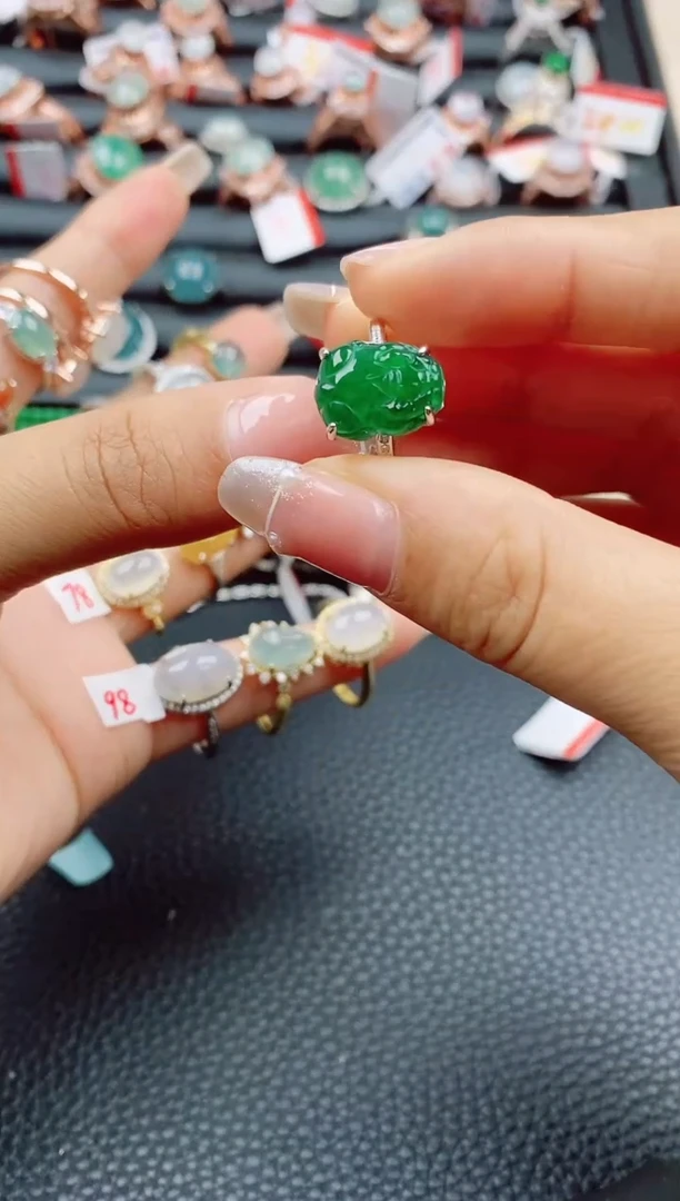【闪购商品】翡翠珠宝奇石银S925镶嵌1