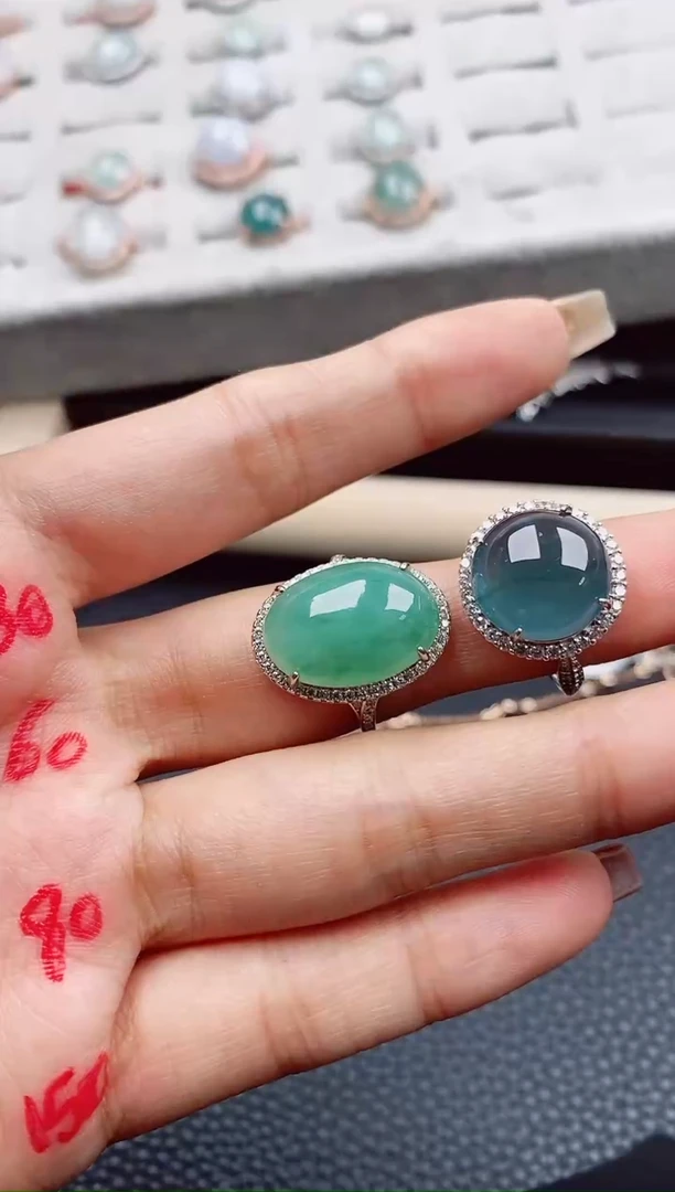 【闪购商品】翡翠珠宝奇石银S925镶嵌1