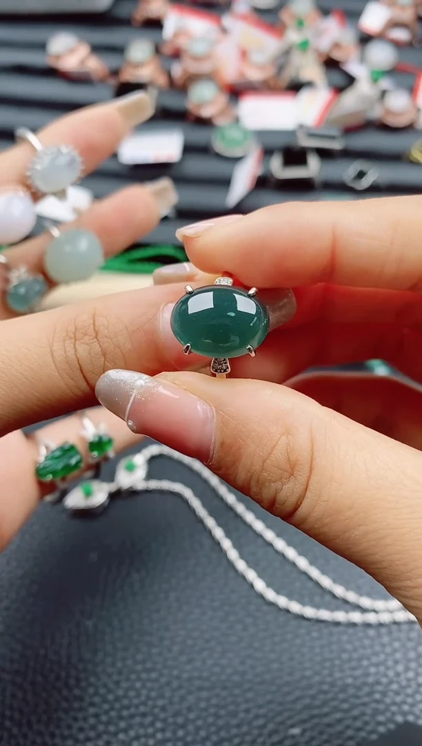 【闪购商品】翡翠珠宝奇石银S925镶嵌1