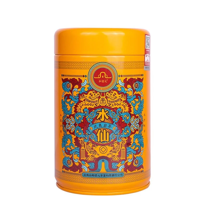 和德元黄罐水仙武夷岩茶特级125g罐装散装醇香传统工艺茶叶武夷山