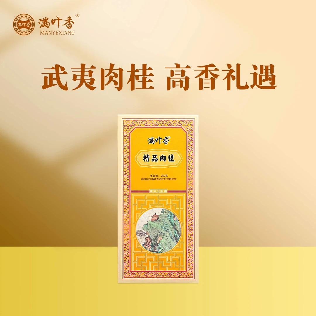 满叶香精品肉桂武夷岩茶250克盒装茶叶醇香乌龙茶武夷山肉桂