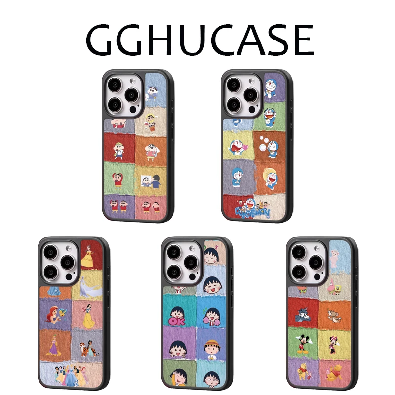【GGHU强力磁吸】AG磨砂玻璃壳油画系列适用苹果iPhone16promax/15