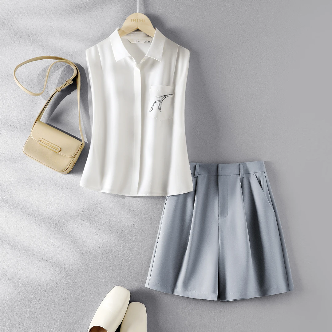 IHIMI【直播】2024夏季款简约知性气质套装