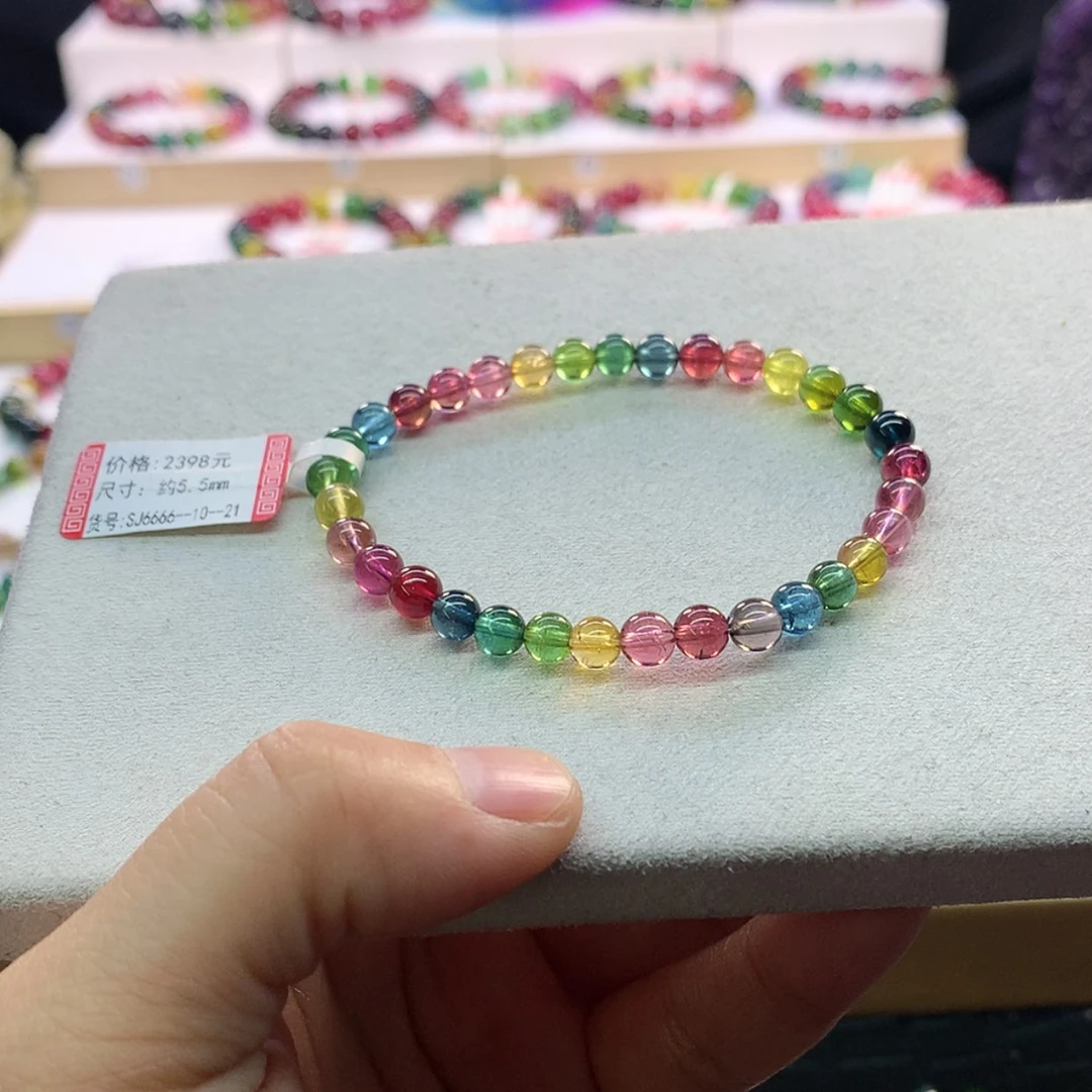 【闪购商品】碧玺手链未镶嵌沐**猫