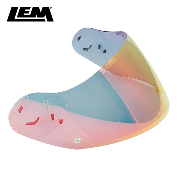 LEM摩托车头盔专用挡风外强化高清大镜片 内防雾外防刮高透光