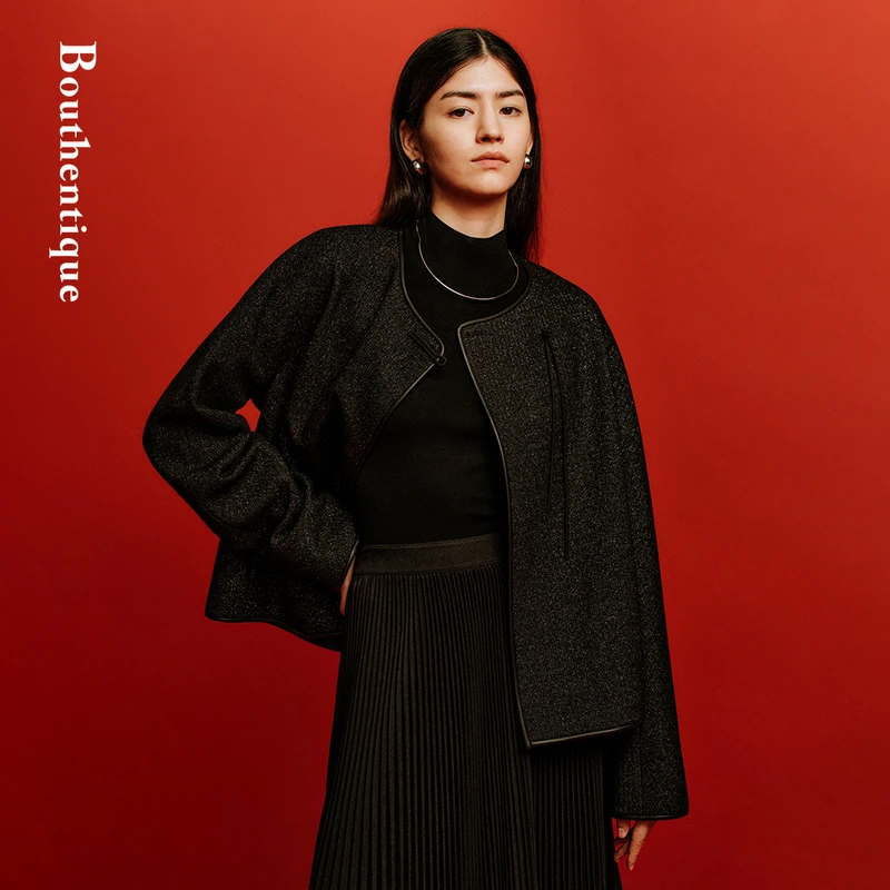 Bouthentique 澳毛外套224411E1M35