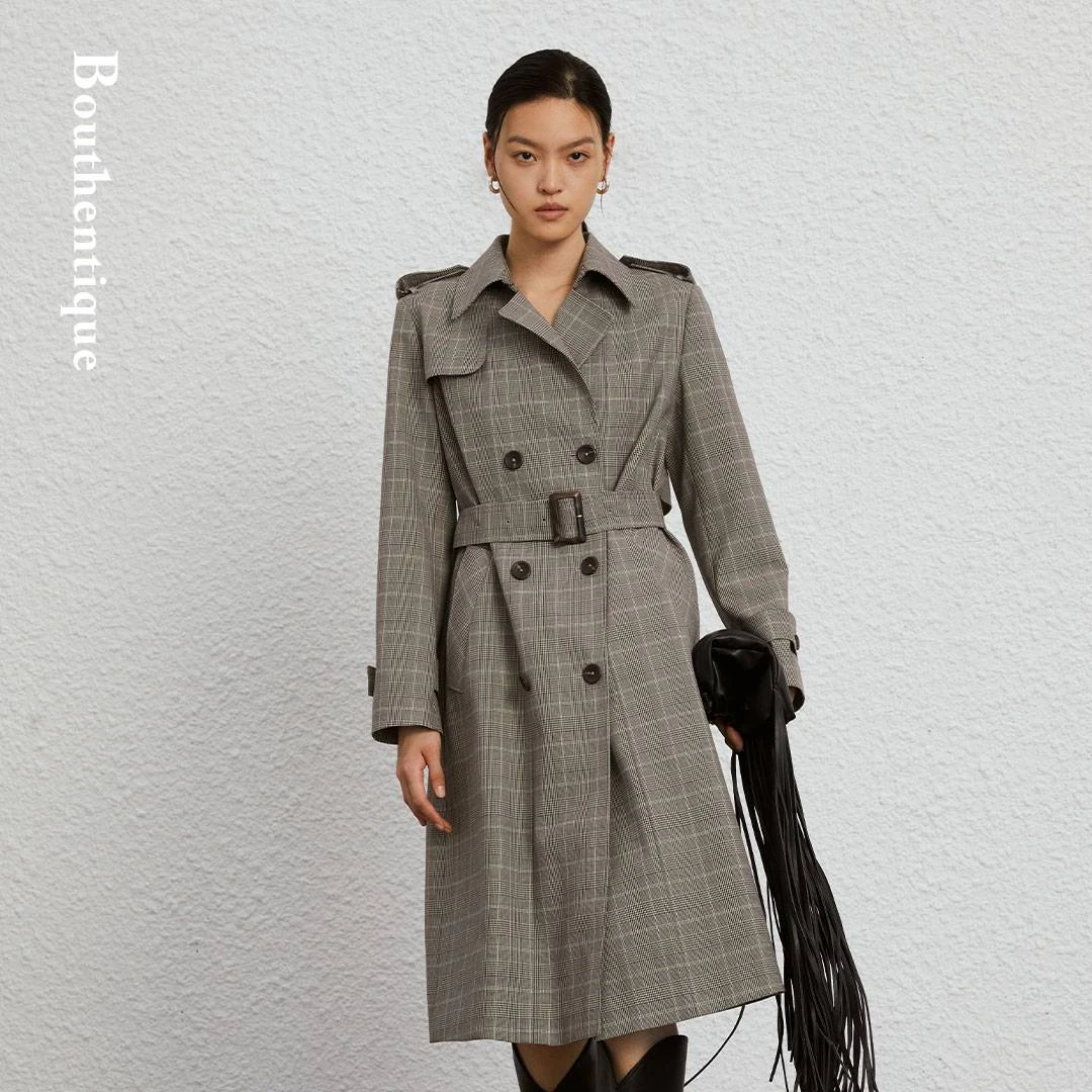 Bouthentique直身型风衣222431B1R30