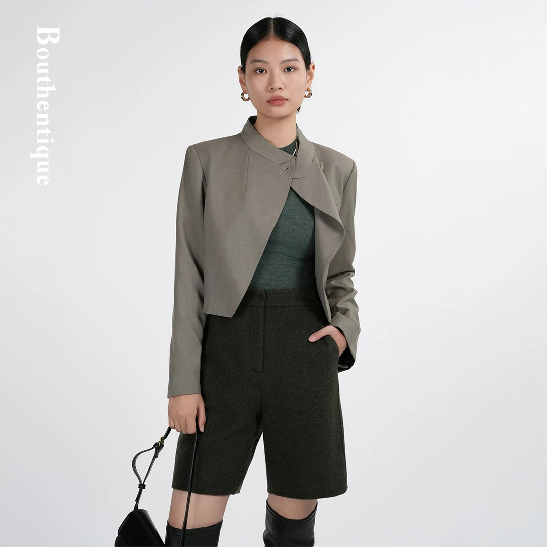 Bouthentique【璞凡缇】高级感短款长袖外套T23311J1M75