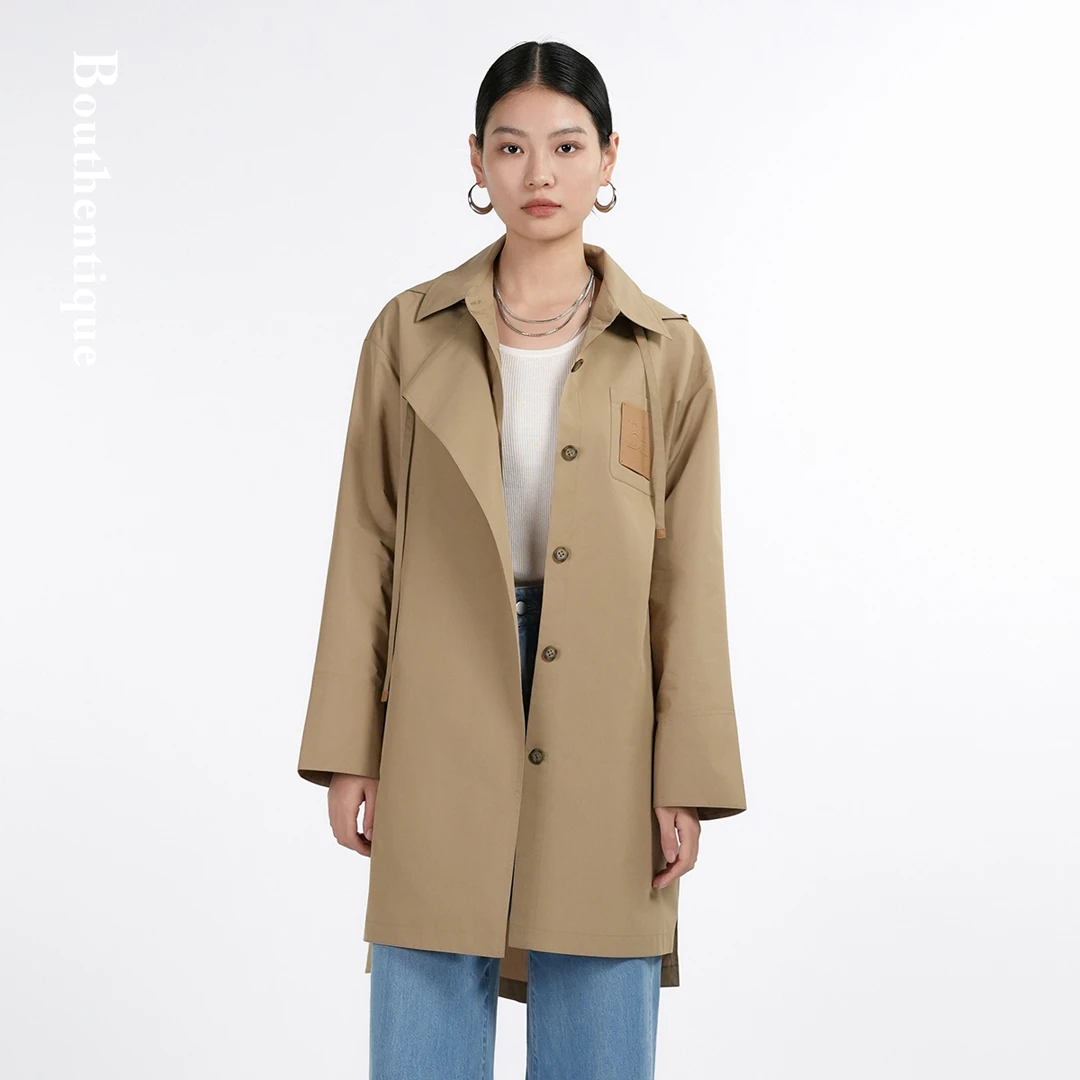 Bouthentique【璞凡缇】高级感休闲风衣T23311B1C92