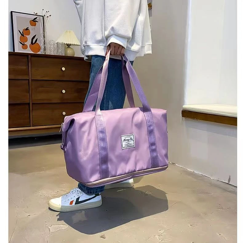 旅行包女士粉丝福利款防水斜跨包可扩展行李包健身包