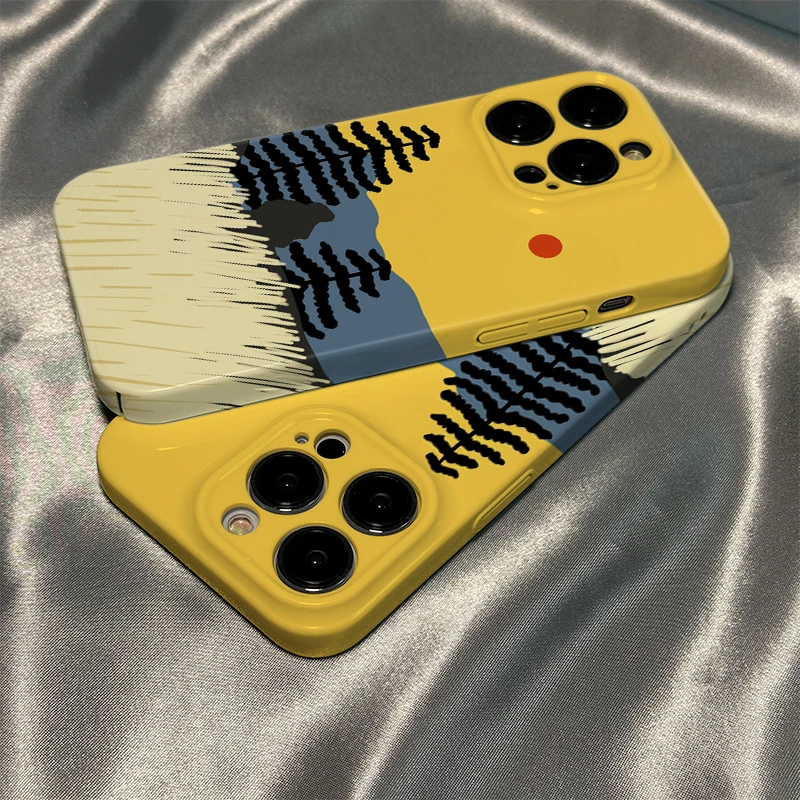 落日森林适用苹果14plus手机壳华为1312文字vivo小米11动漫1+ACE