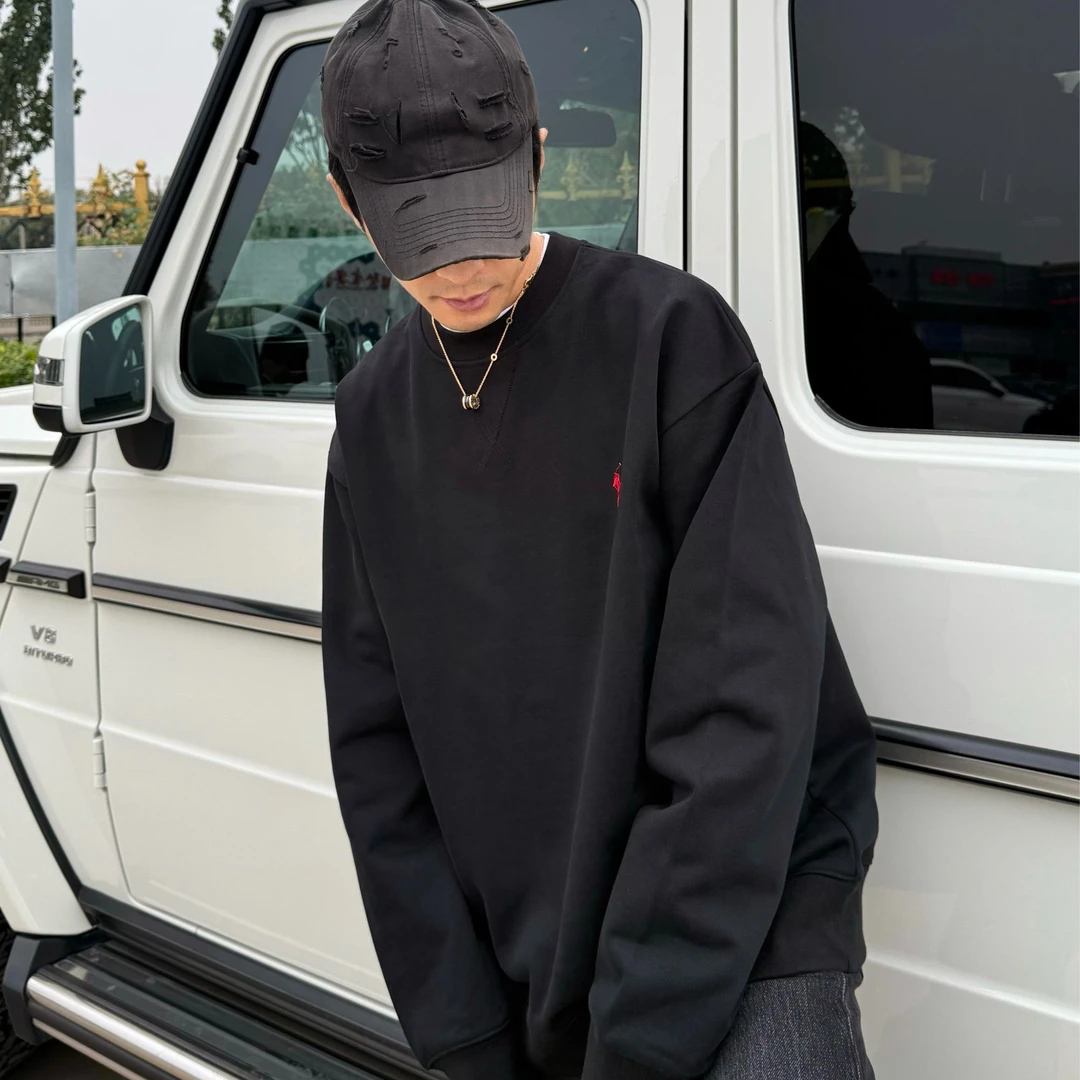 宽松【红标刺绣战马卫衣】男女同款D23152