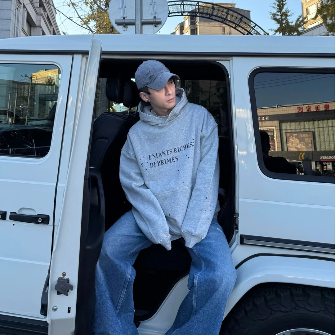 宽松【富二代帽衫】男女同款D23096