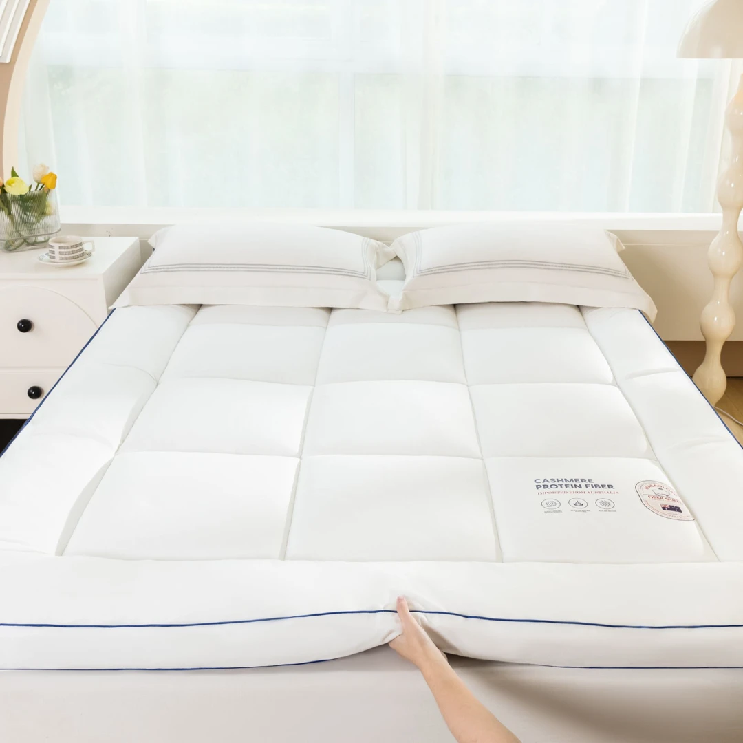 【羊毛专柜】羊毛床垫80%羊毛填充保暖家用软床垫褥子冬季加厚垫被