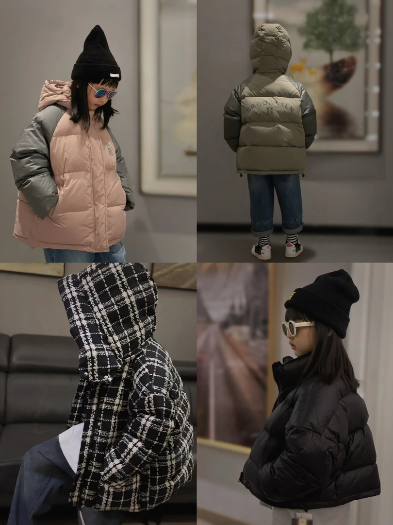 【NO退换】冬季中大童羽绒服