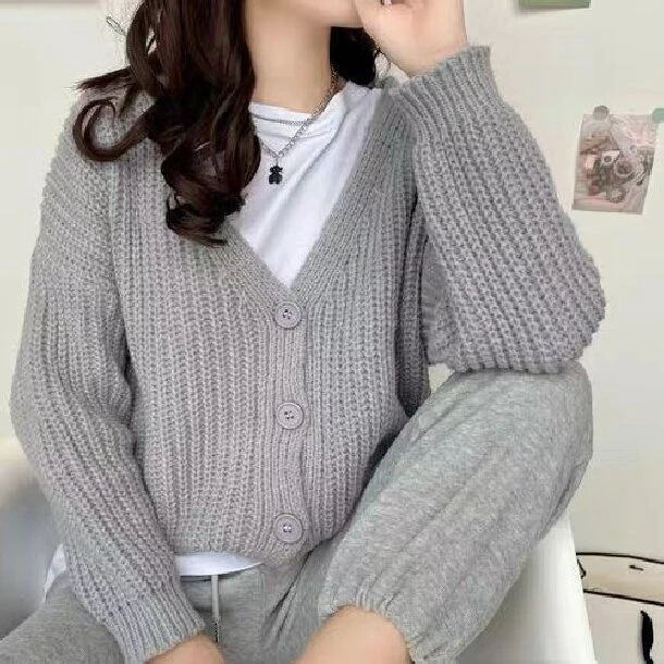 (791-840) 撤柜精品-孤品毛衣秋东百搭宽松慵懒风针织
