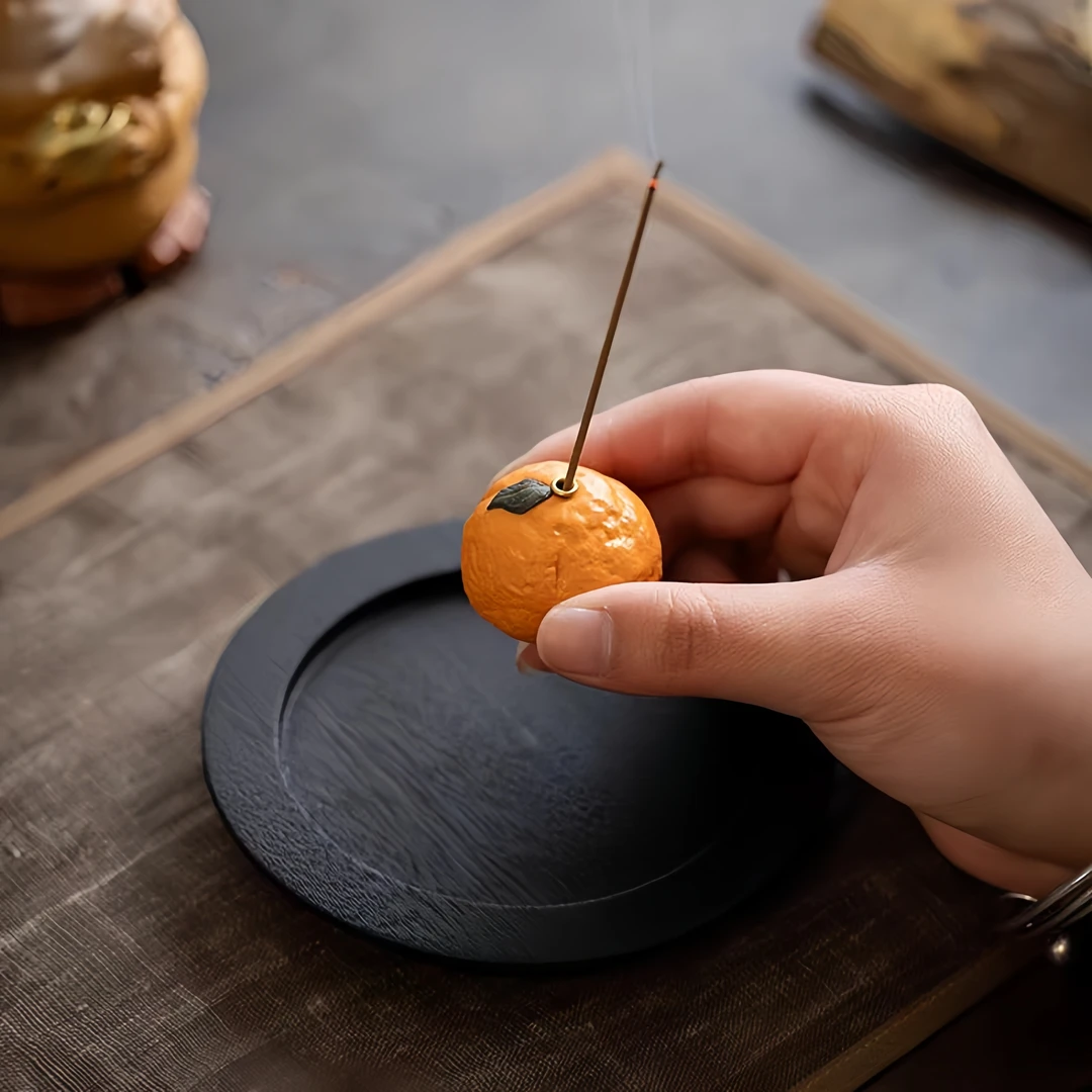 绪空 宜兴紫砂茶宠丑橘摆件可养橘子香插复古大吉大利