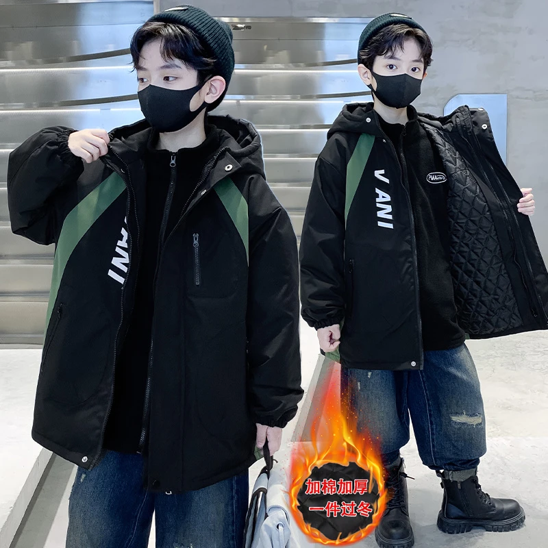 儿童装男童冲锋衣三合一可拆卸2024新款春秋款男孩中大童外套秋装