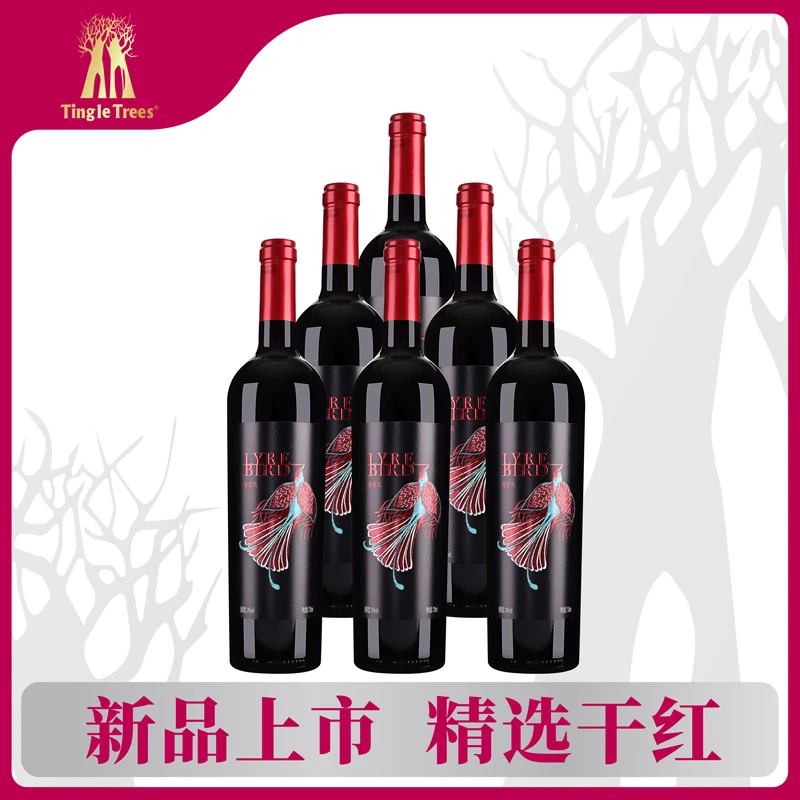 【琴尾鸟】赤霞珠干红葡萄酒750ml（整箱6瓶） 新疆吐鲁番 酒庄精选