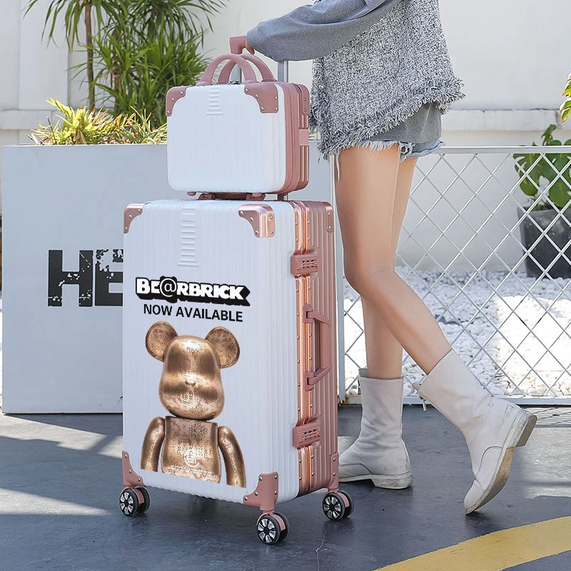卡通网红行李箱24寸密码箱学生专用男女旅行箱拉杆箱20寸登机箱包