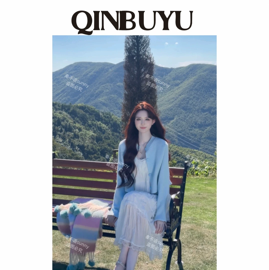 114早春秋外套女春秋款蝙蝠袖开衫女新款软糯薄毛衣短款上衣